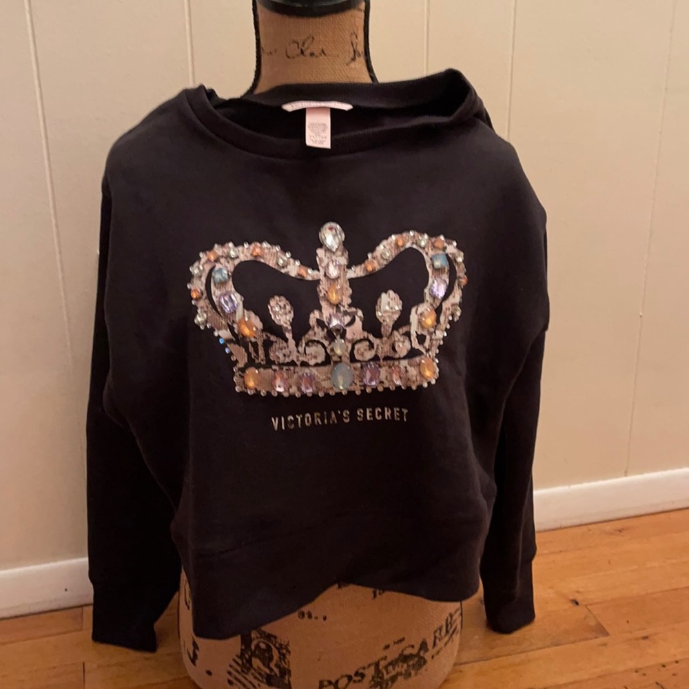 EUC VTG Victoria’s Secret very rare sweater queen bling - Picture 1 of 7